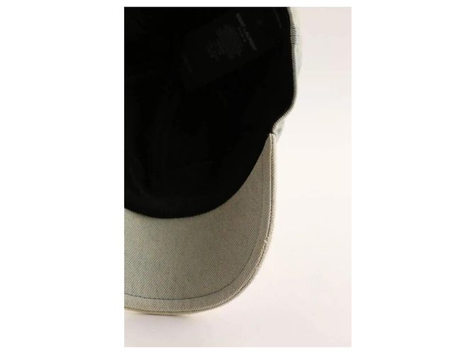 Cappellino Saint Laurent in cotone blu - vista 4