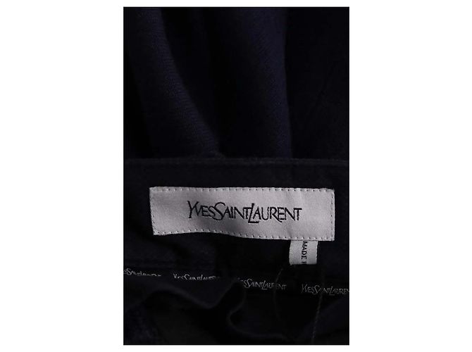 Yves Saint Laurent Pantaloncini blu navy - vista 5