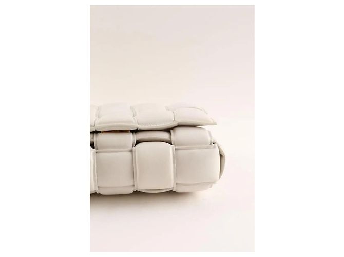Bottega Veneta Borsa a tracolla Chain Cassette bianco - vista 4