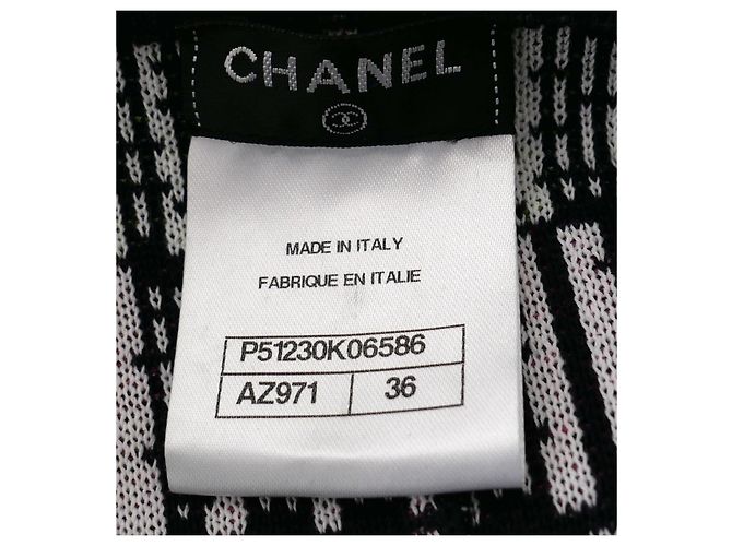 Chanel Logo Lettering Shimmer Bomberjacke Spring 2015 Schwarz - Ansicht 10