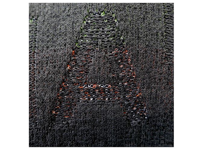 Chanel Logo Lettering Shimmer Bomberjacke Spring 2015 Schwarz - Ansicht 6