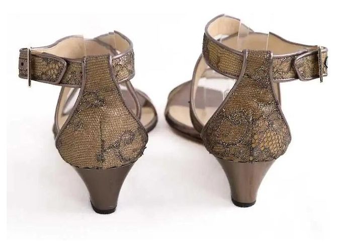 Jimmy Choo Tacones dorados - vista 2
