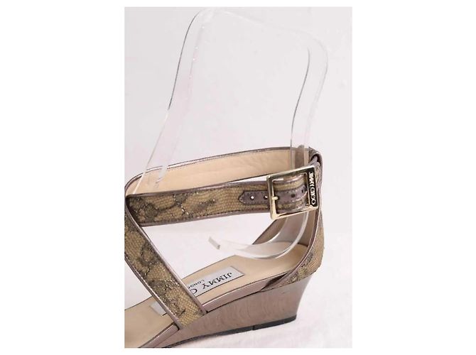 Jimmy Choo Tacones dorados - vista 4