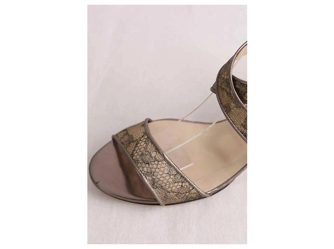 Jimmy Choo Tacones dorados - vista 5