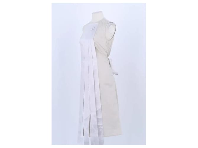 Sofie d'Hoore Vestido de algodón beige - vista 2