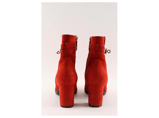 Hermès Rote Stiefel - Ansicht 2