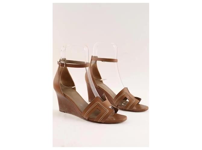 Hermès Braune Flip-Flops - Ansicht 3