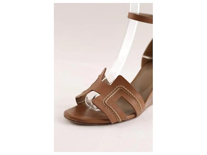 Hermès Braune Flip-Flops - Ansicht 4