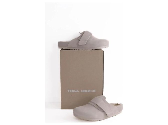 Birkenstock Mule color ecru Crudo - vista 7