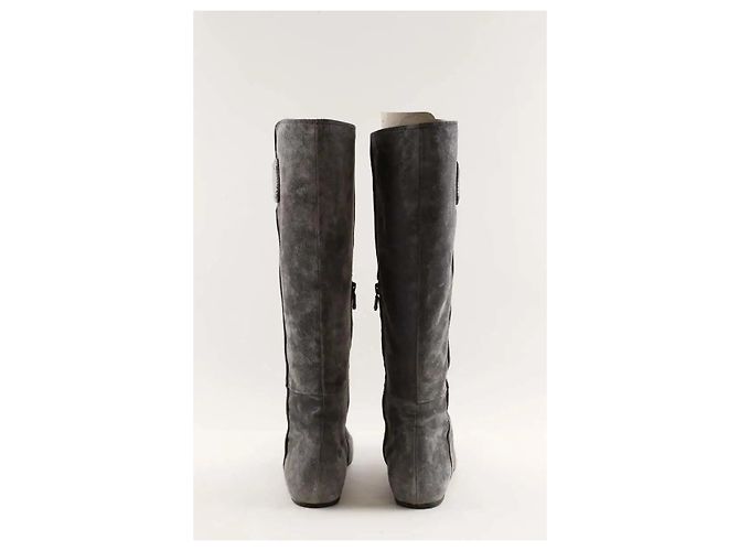 Roger Vivier Botas de montar grises - vista 2