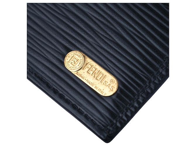 Way Fendi Vintage Black Epi Leather Wallet - view 6
