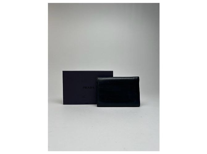 Saffiano Portafoglio vintage in pelle Prada nero - vista 2