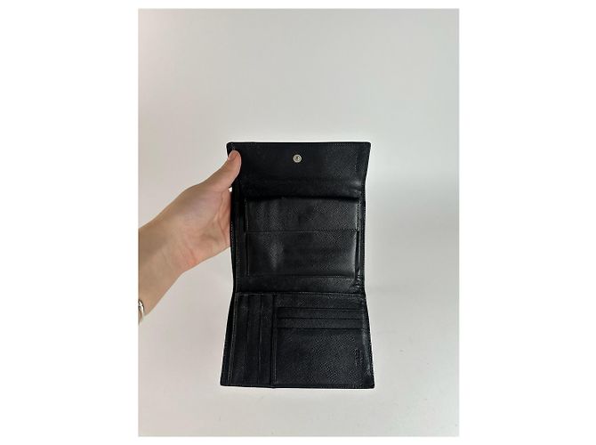 Saffiano Portafoglio vintage in pelle Prada nero - vista 6