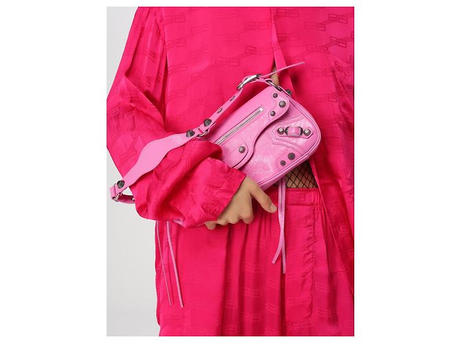 Borsa a Spalla Le Cagole Sling S - Balenciaga Rosa - vista 6
