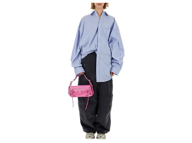 Borsa a Spalla Le Cagole Sling S - Balenciaga Rosa - vista 7