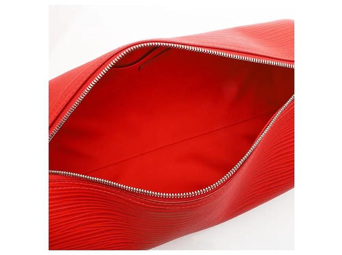 Louis Vuitton Soft Polochon MM Rosso - vista 5