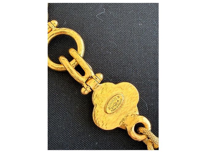 Collana Chanel 1996 CC Flower Pendant D'oro - vista 9