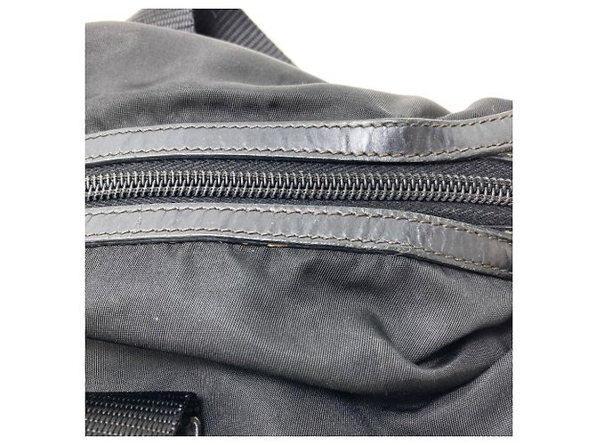 Borsa Tote in Nylon Nero Prada - vista 15