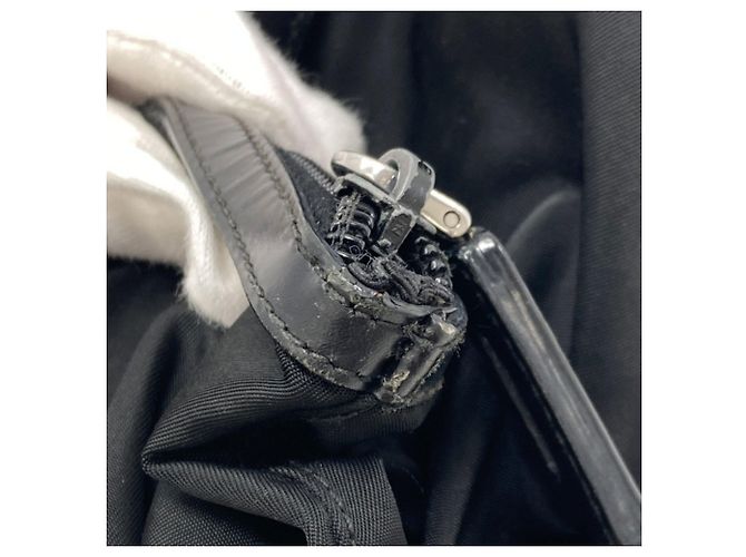 Borsa Tote in Nylon Nero Prada - vista 20