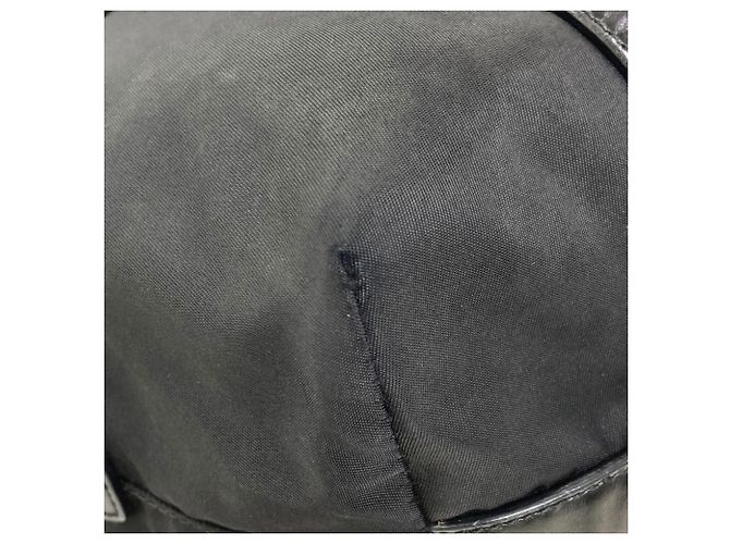 Borsa Tote in Nylon Nero Prada - vista 28
