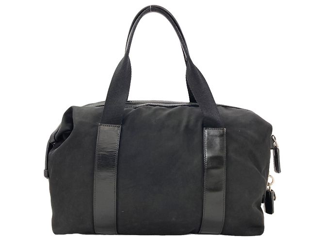 Borsa Tote in Nylon Nero Prada - vista 3