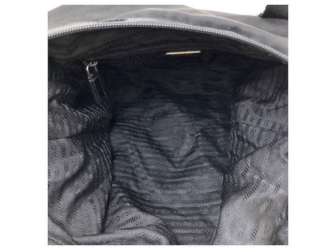 Borsa Tote in Nylon Nero Prada - vista 5