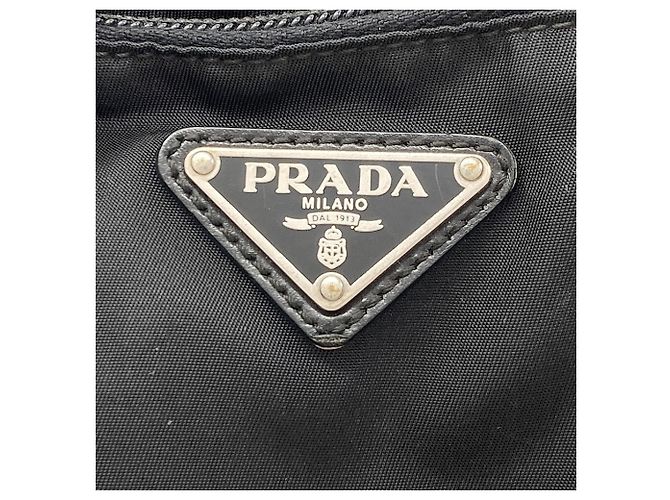 Borsa Tote in Nylon Nero Prada - vista 8