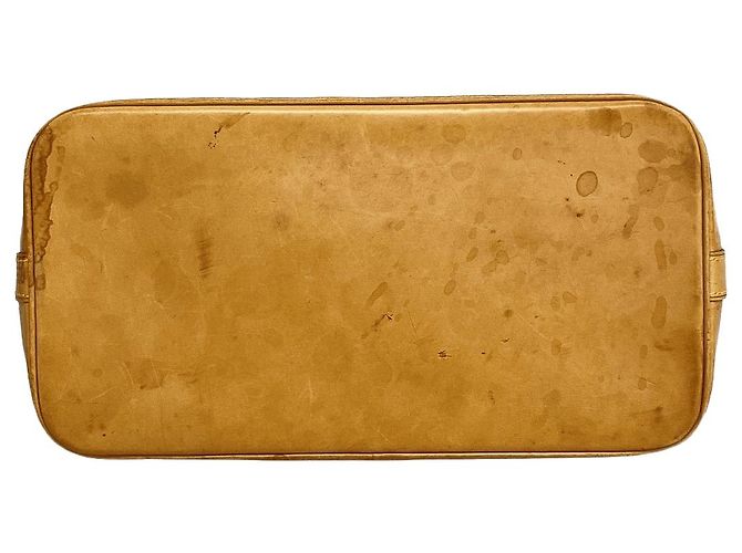 Borsa a mano Louis Vuitton Alma in pelle beige - vista 5