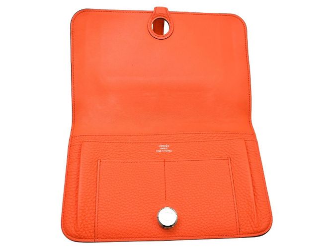 Hermès Hermes Dogon Duo Combined Leather Arancione - vista 2