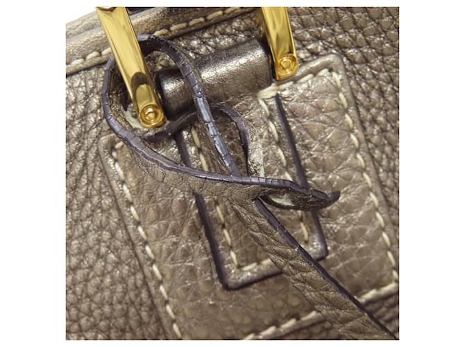 Borsa Loewe Anagram Bronzo - vista 11