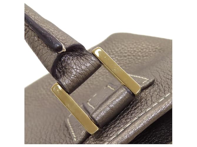 Borsa Loewe Anagram Bronzo - vista 14
