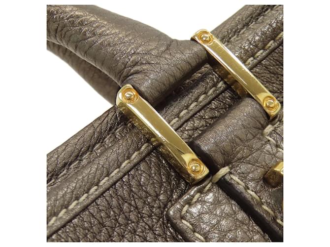 Borsa Loewe Anagram Bronzo - vista 15