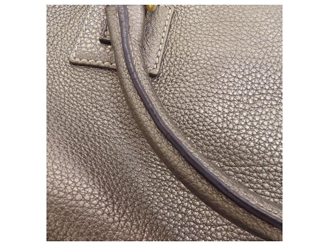 Borsa Loewe Anagram Bronzo - vista 17