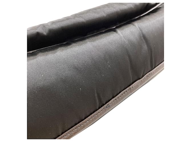 Borsa a tracolla in nylon nero Prada - vista 14