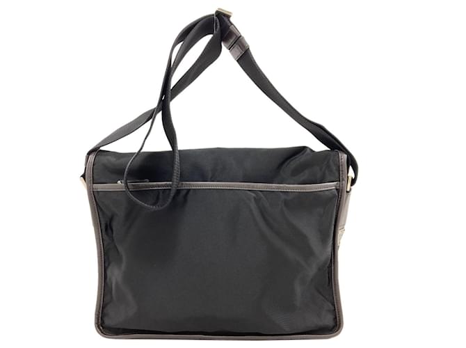 Borsa a tracolla in nylon nero Prada - vista 2