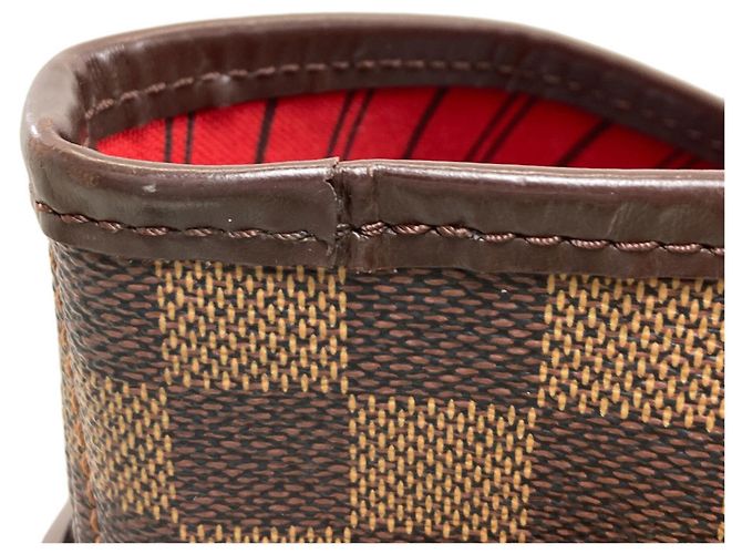 Borsa Tote Louis Vuitton Neverfull MM Damier ebene - vista 12