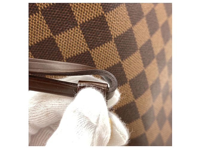 Borsa Tote Louis Vuitton Neverfull MM Damier ebene - vista 14