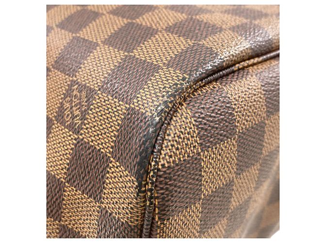 Borsa Tote Louis Vuitton Neverfull MM Damier ebene - vista 18