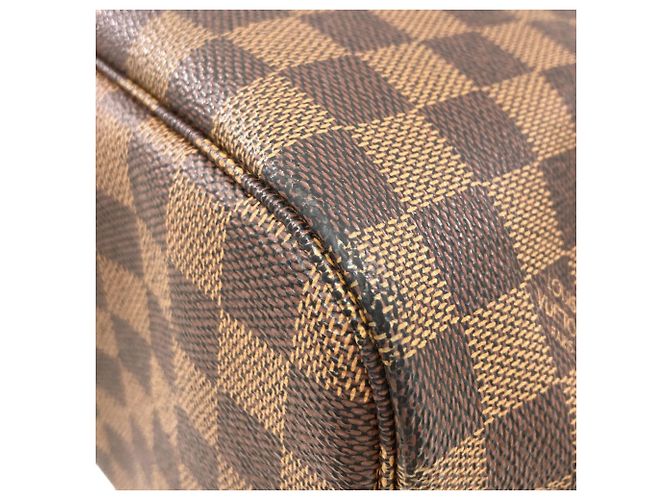 Borsa Tote Louis Vuitton Neverfull MM Damier ebene - vista 19