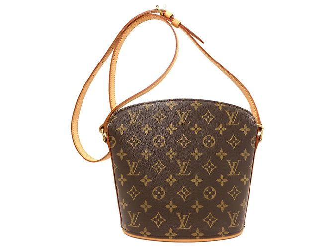 Borsa a Spalla Louis Vuitton Druot Monogramma - vista 2