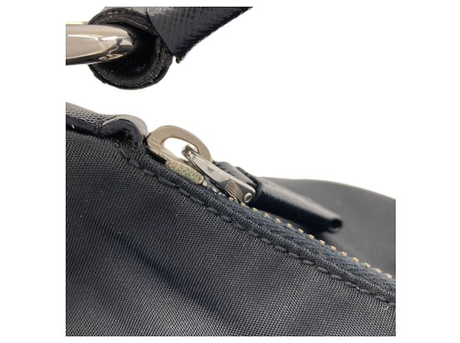 Borsa Hobo a Spalla Singola Prada Nero - vista 10