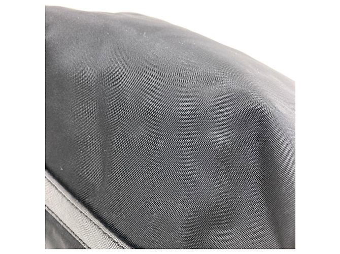 Borsa Hobo a Spalla Singola Prada Nero - vista 12