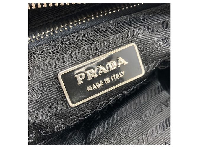 Borsa Hobo a Spalla Singola Prada Nero - vista 6