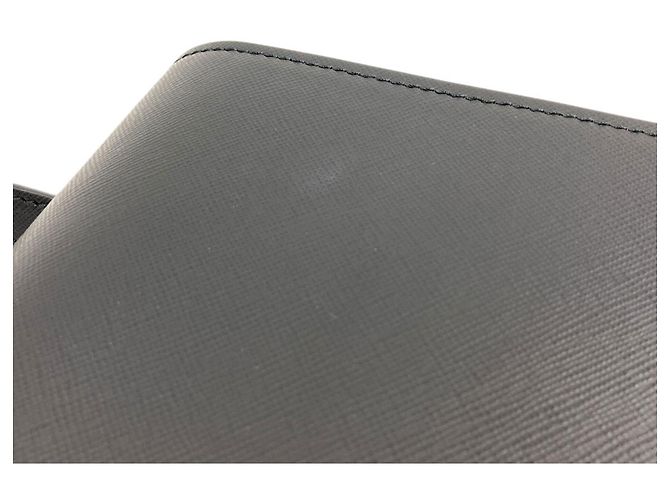Borsa a tracolla in pelle Versace Nero - vista 11