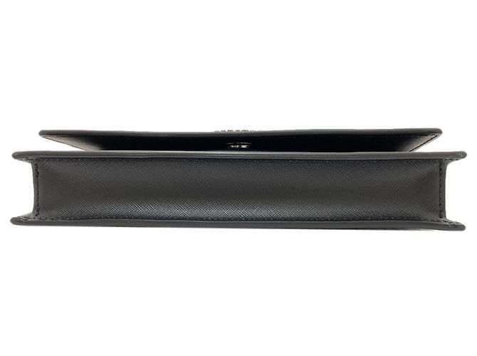 Borsa a tracolla in pelle Versace Nero - vista 4