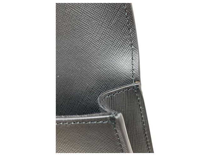 Borsa a tracolla in pelle Versace Nero - vista 9