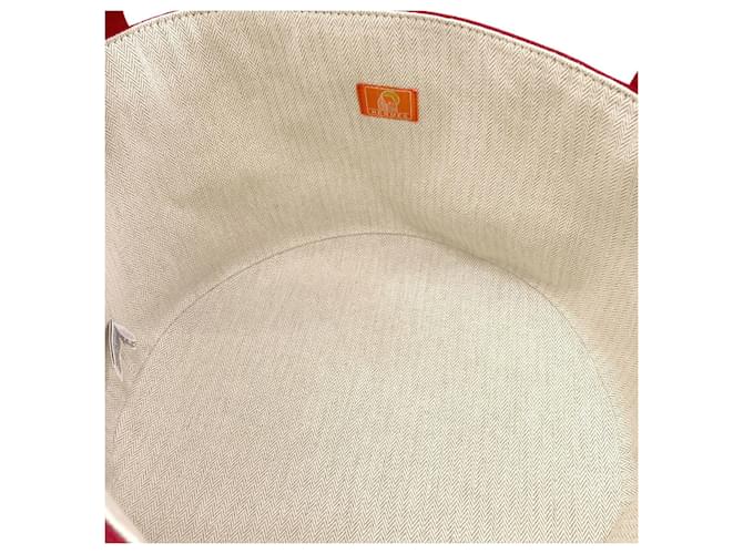 Hermès Borsa Hermes Basket PM Rosso Arancione - vista 5