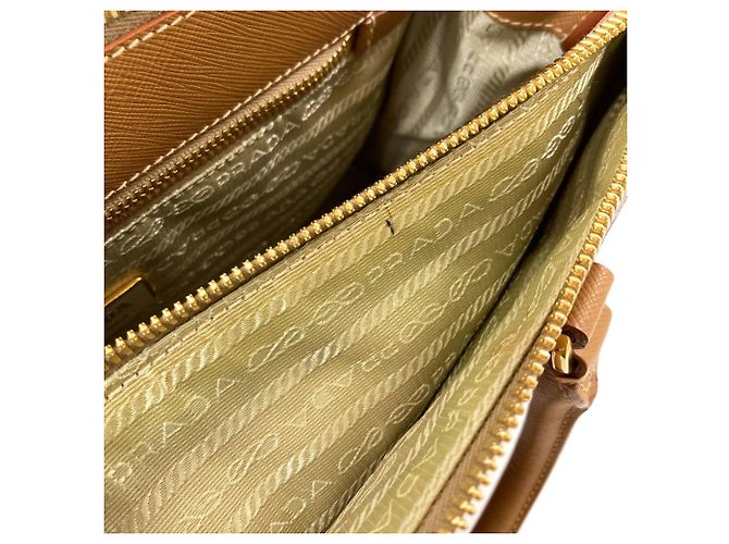 Borsa Prada BN1293 Galleria Marrone - vista 12