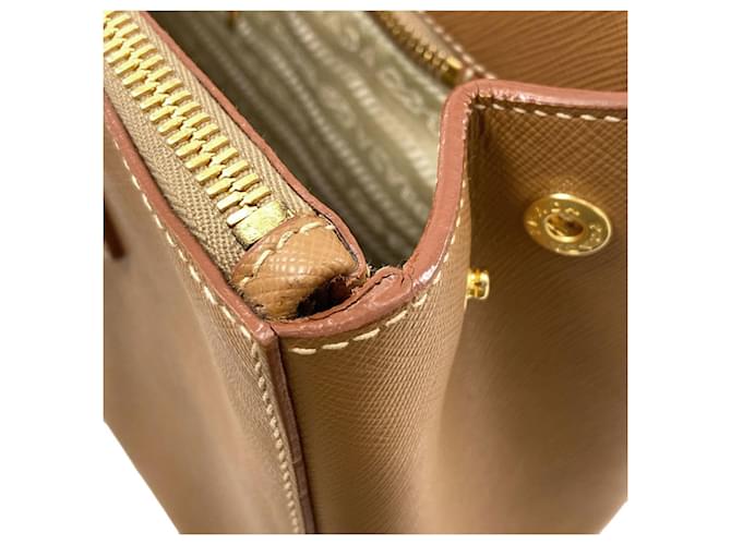 Borsa Prada BN1293 Galleria Marrone - vista 15