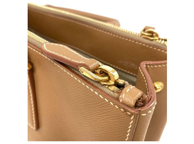 Borsa Prada BN1293 Galleria Marrone - vista 20